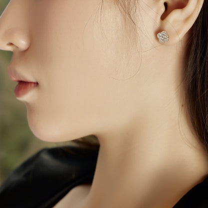 [CiCi]Four-Leaf Clover Flower Shaped Earrings