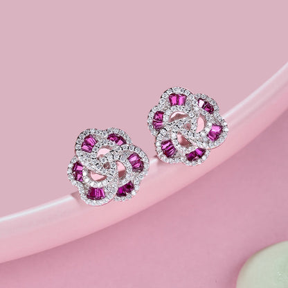 [CiCi]Exquisite Flower Shape Daily Earrings
