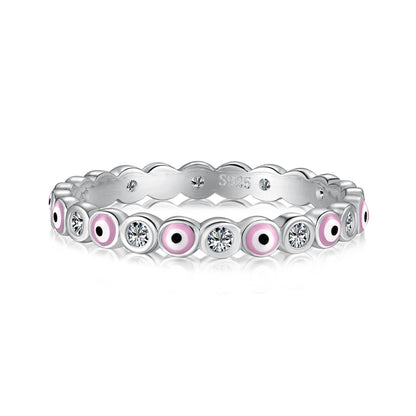 [CiCi]Sparkling Vibrant Round Shape Daily Ring