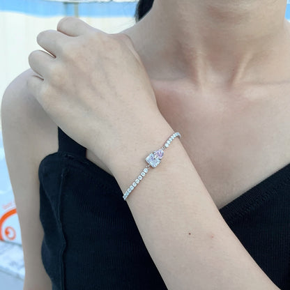 [CiCi]Dazzling Unique Multi Shape Lover Bracelet