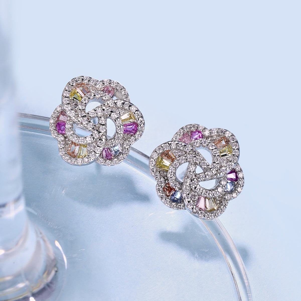 [CiCi]Exquisite Flower Shape Daily Earrings