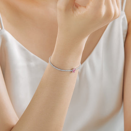 [CiCi]0.75 Carat Exquisite Oval Cut Daily Bracelet