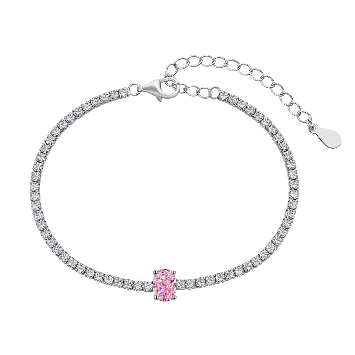[CiCi]0.75 Carat Exquisite Oval Cut Daily Bracelet