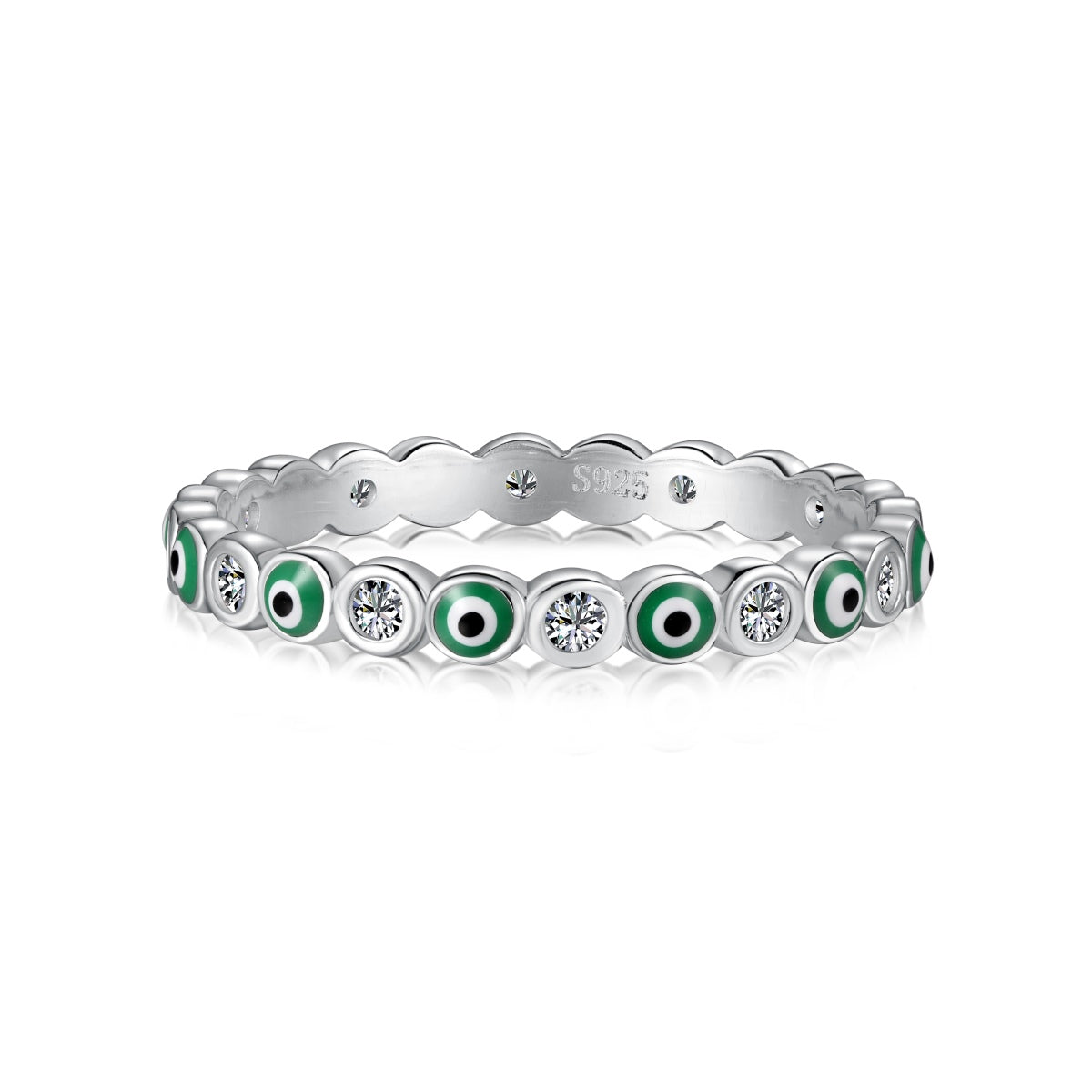 [CiCi]Sparkling Vibrant Round Shape Daily Ring