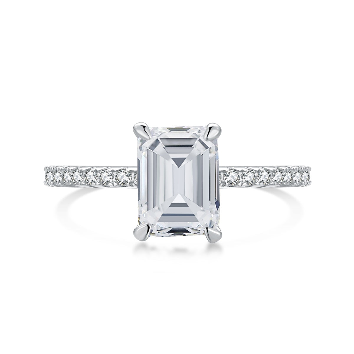 [CiCi]2.0 Carat Scintillating Ornate Radiant Cut Party Ring