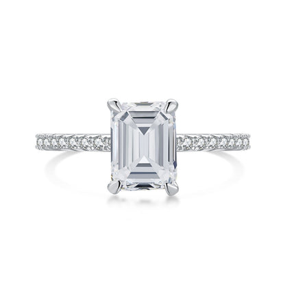 [CiCi]2.0 Carat Scintillating Ornate Radiant Cut Party Ring