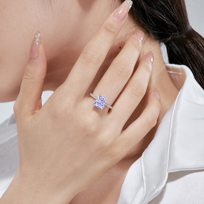 [CiCi]4.0 Carat Luxurious Engagement Ring