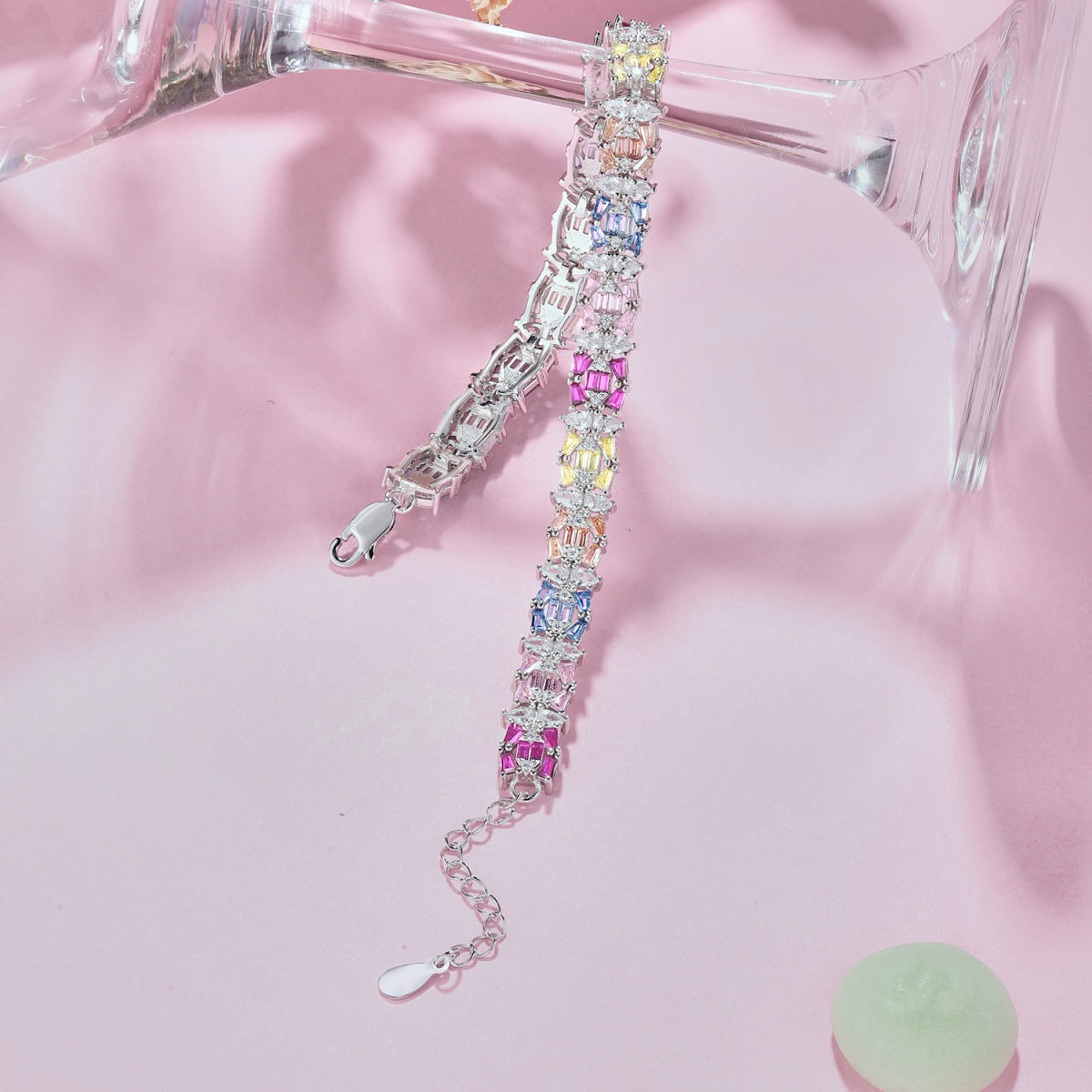 [CiCi]Delicate Colorful Multi Cut Party Bracelet