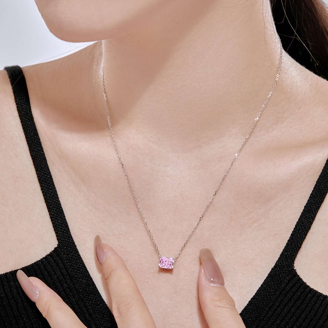 [CiCi]Luxurious Square Shape Colorful Necalack
