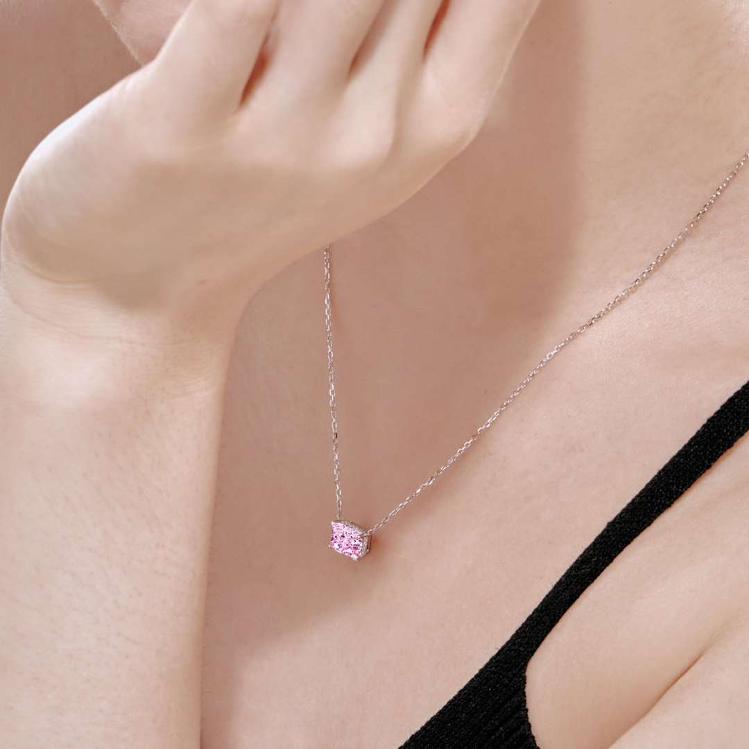 [CiCi]Luxurious Square Shape Colorful Necalack