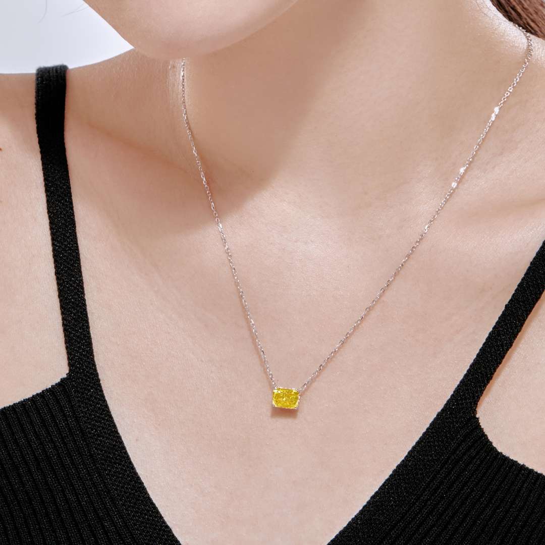[CiCi]Luxurious Square Shape Colorful Necalack