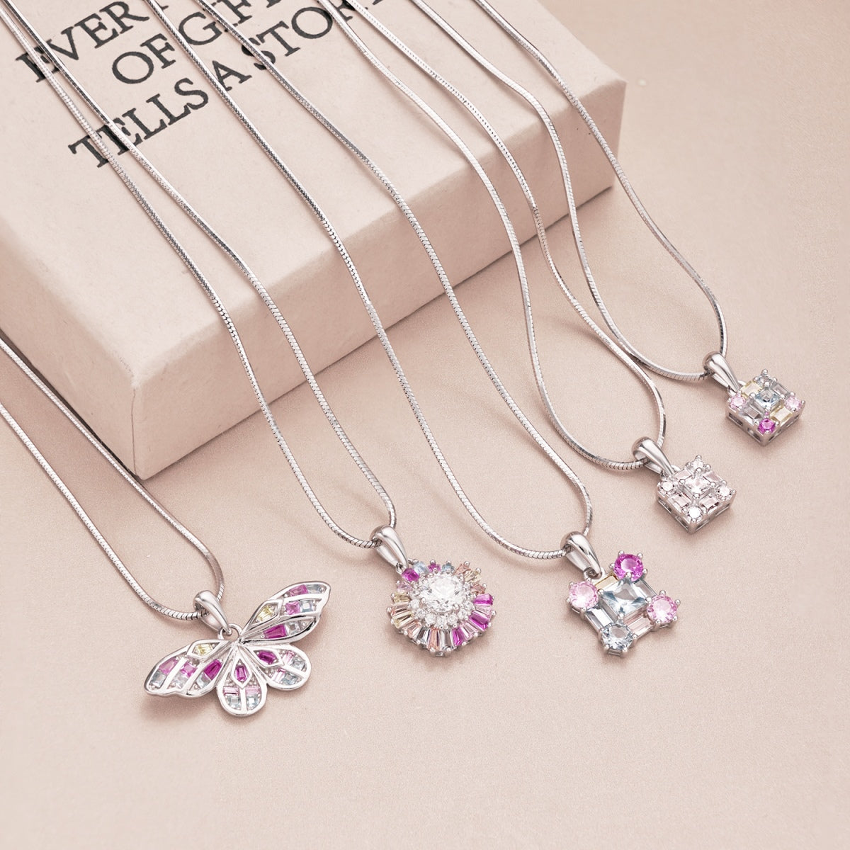 [CiCi]Charming Flower Colorful Necklace
