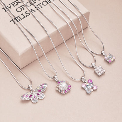 [CiCi]Charming Flower Colorful Necklace