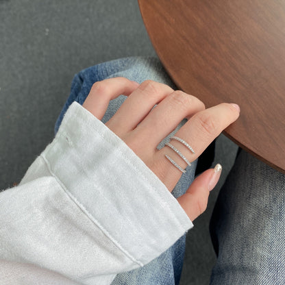 [CiCi]Unique Vibrant Entangle Daily Ring