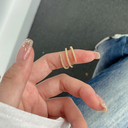 [CiCi]Unique Vibrant Entangle Daily Ring