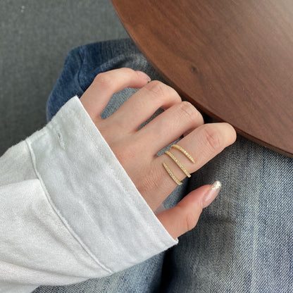 [CiCi]Unique Vibrant Entangle Daily Ring