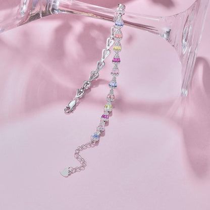 [CiCi]Radiant Water Drop Shape Daily Bracelet