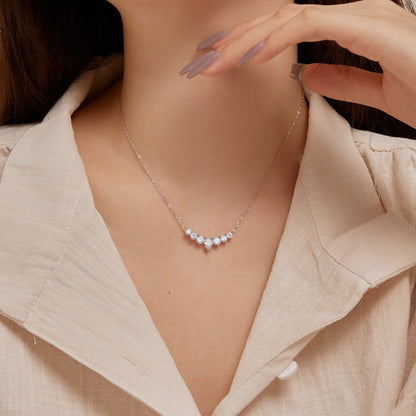 [CiCi]Dainty Colorful Heart Necklace