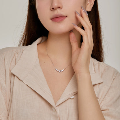 [CiCi]Dainty Colorful Heart Necklace