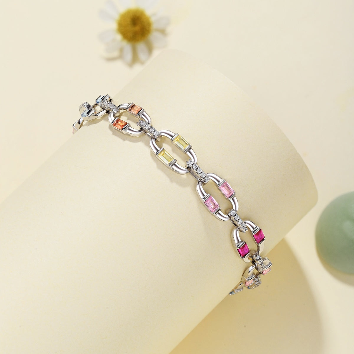 [CiCi]Dazzling Colorful Daily Bracelet