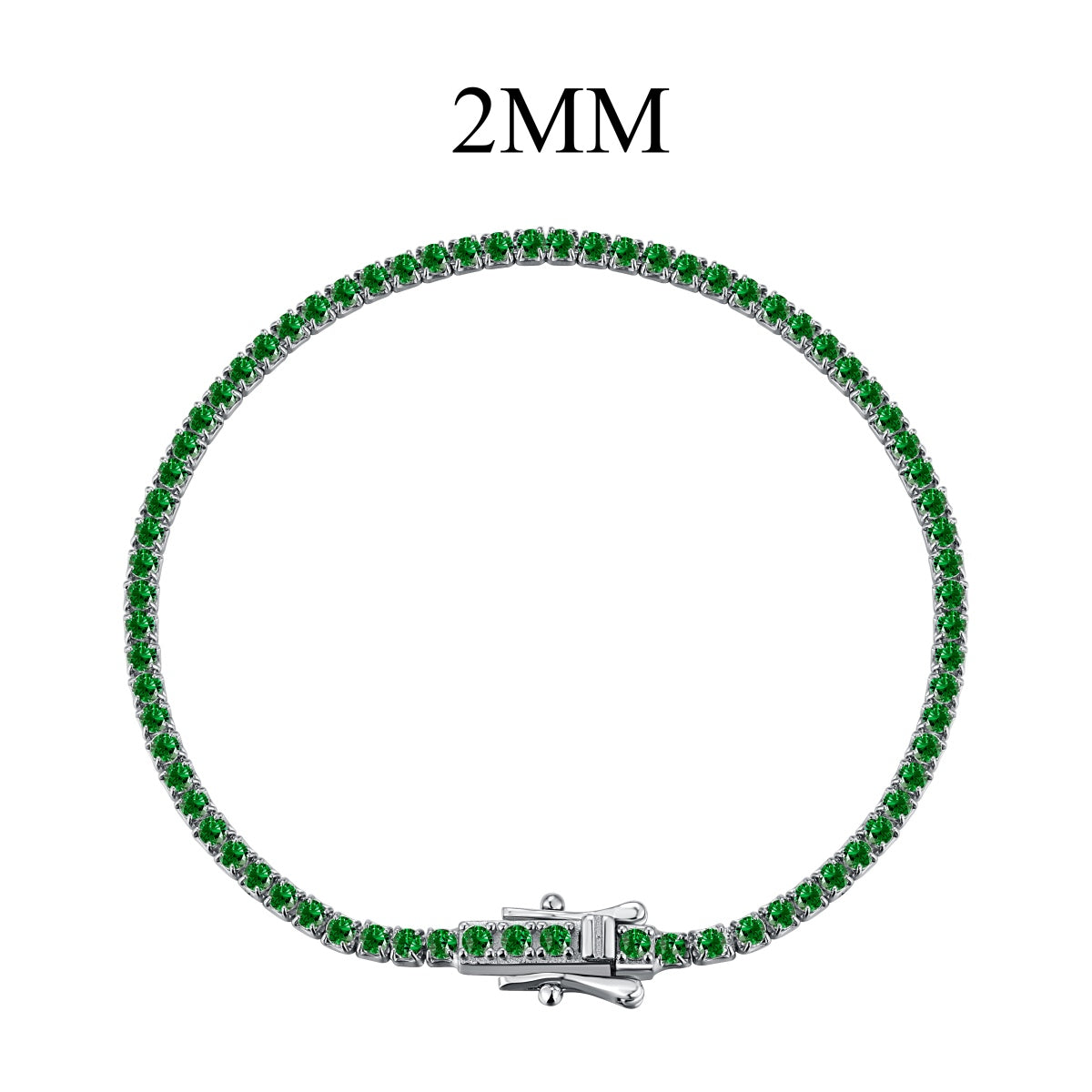 [CiCi]Radiant Colorful Round Cut Party Bracelet