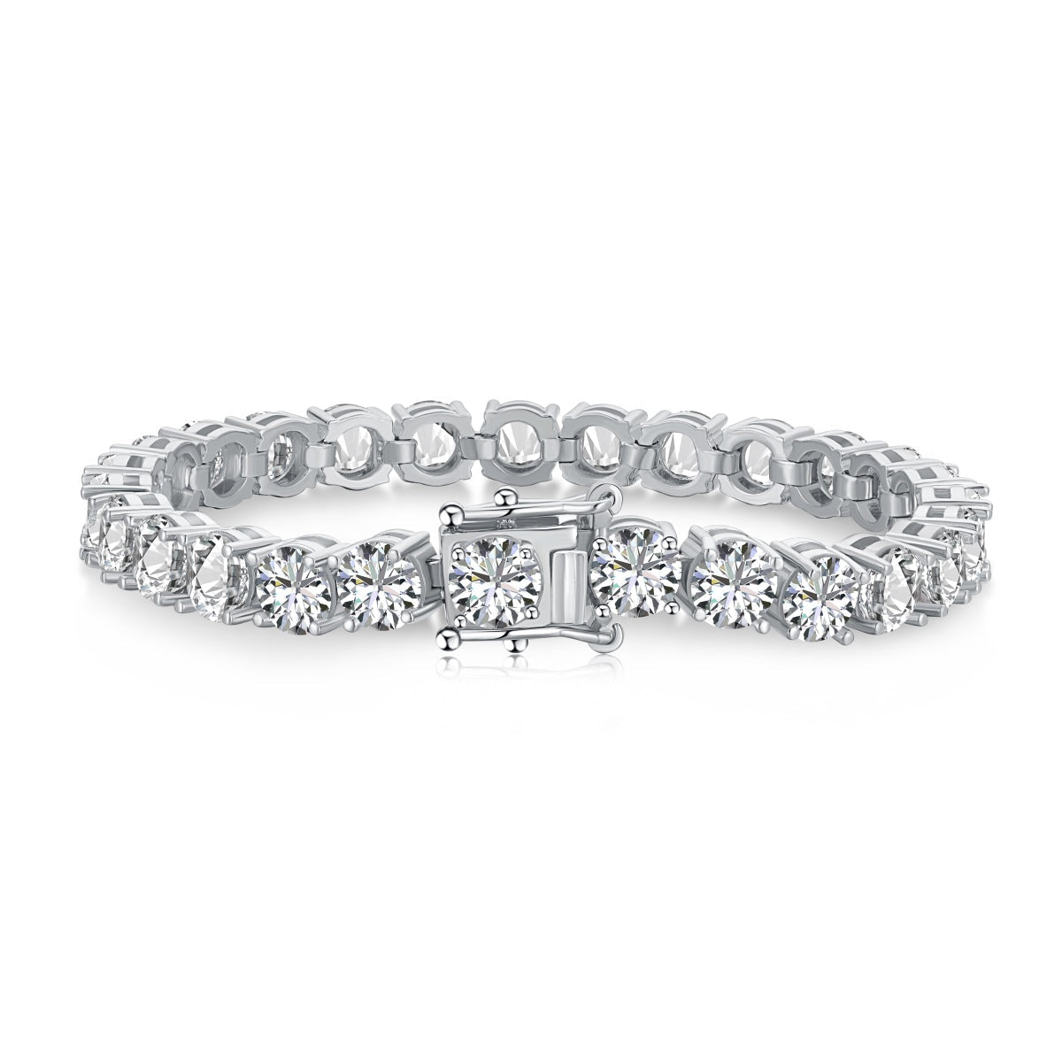 [CiCi]0.75 Carat Dazzling Round Cut Wedding Bracelet