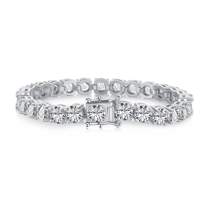 [CiCi]0.75 Carat Dazzling Round Cut Wedding Bracelet