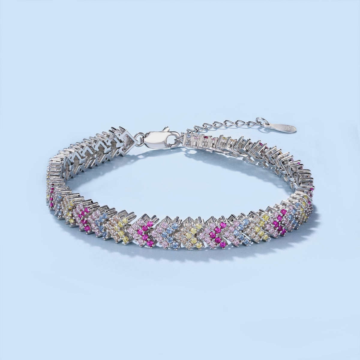 [CiCi]Ornate Sparkling Round Cut Party Bracelet