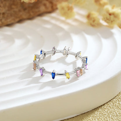 [CiCi]Unique Trapezoid Cut Daily Ring