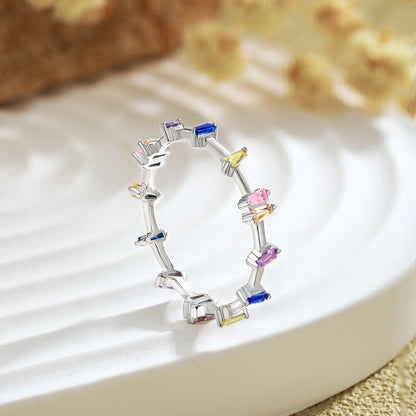 [CiCi]Unique Trapezoid Cut Daily Ring