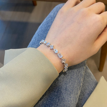 [CiCi]Unique Exquisite Multi Cut Daily Bracelet