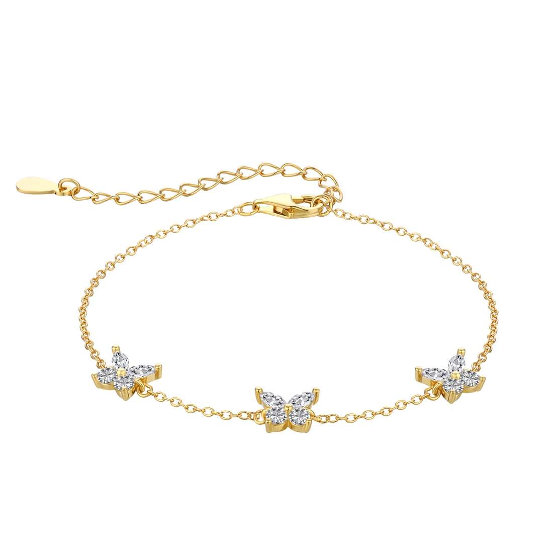 [CiCi]Radiant Butterfly Shape Necklace