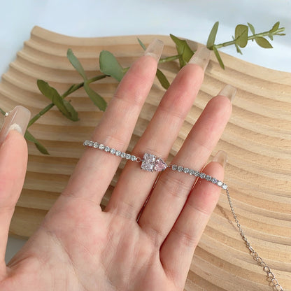 [CiCi]Dazzling Unique Multi Shape Lover Bracelet