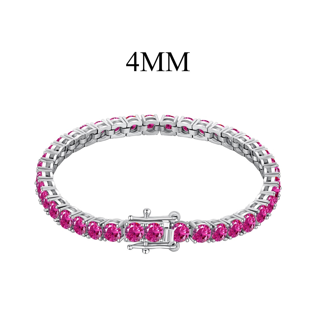 [CiCi]Radiant Colorful Round Cut Party Bracelet