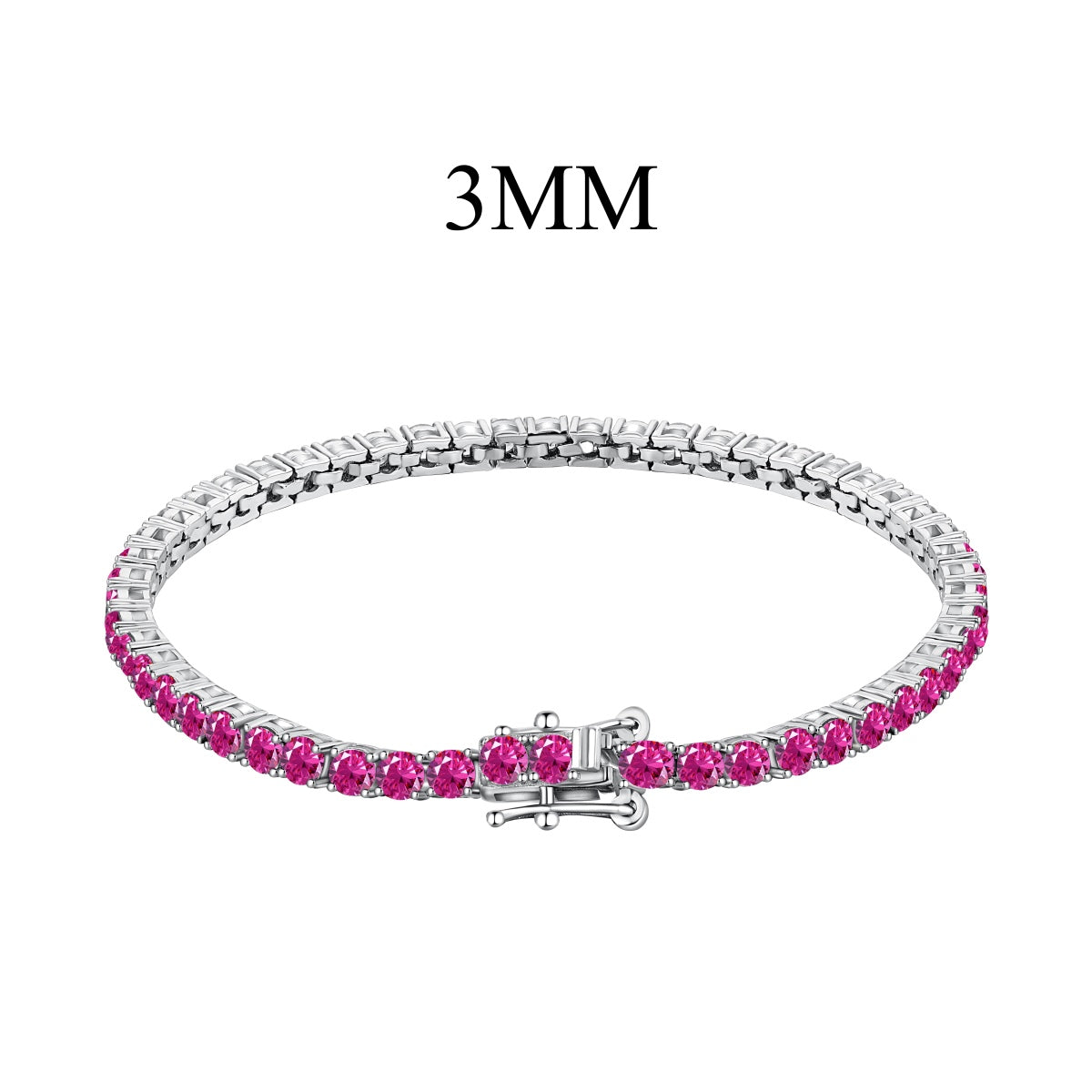 [CiCi]Radiant Colorful Round Cut Party Bracelet
