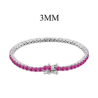 [CiCi]Radiant Colorful Round Cut Party Bracelet