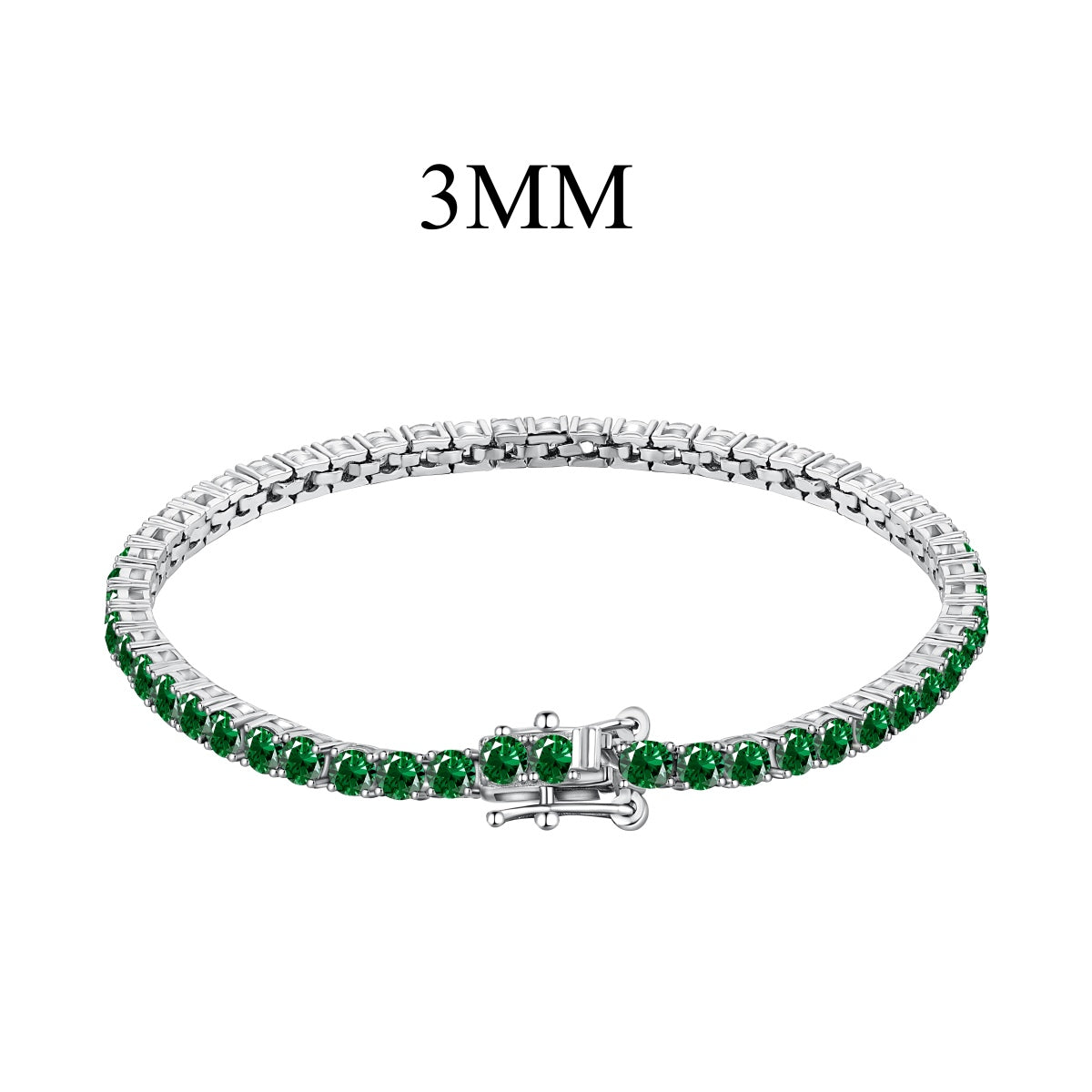 [CiCi]Radiant Colorful Round Cut Party Bracelet