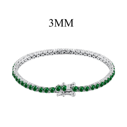 [CiCi]Radiant Colorful Round Cut Party Bracelet