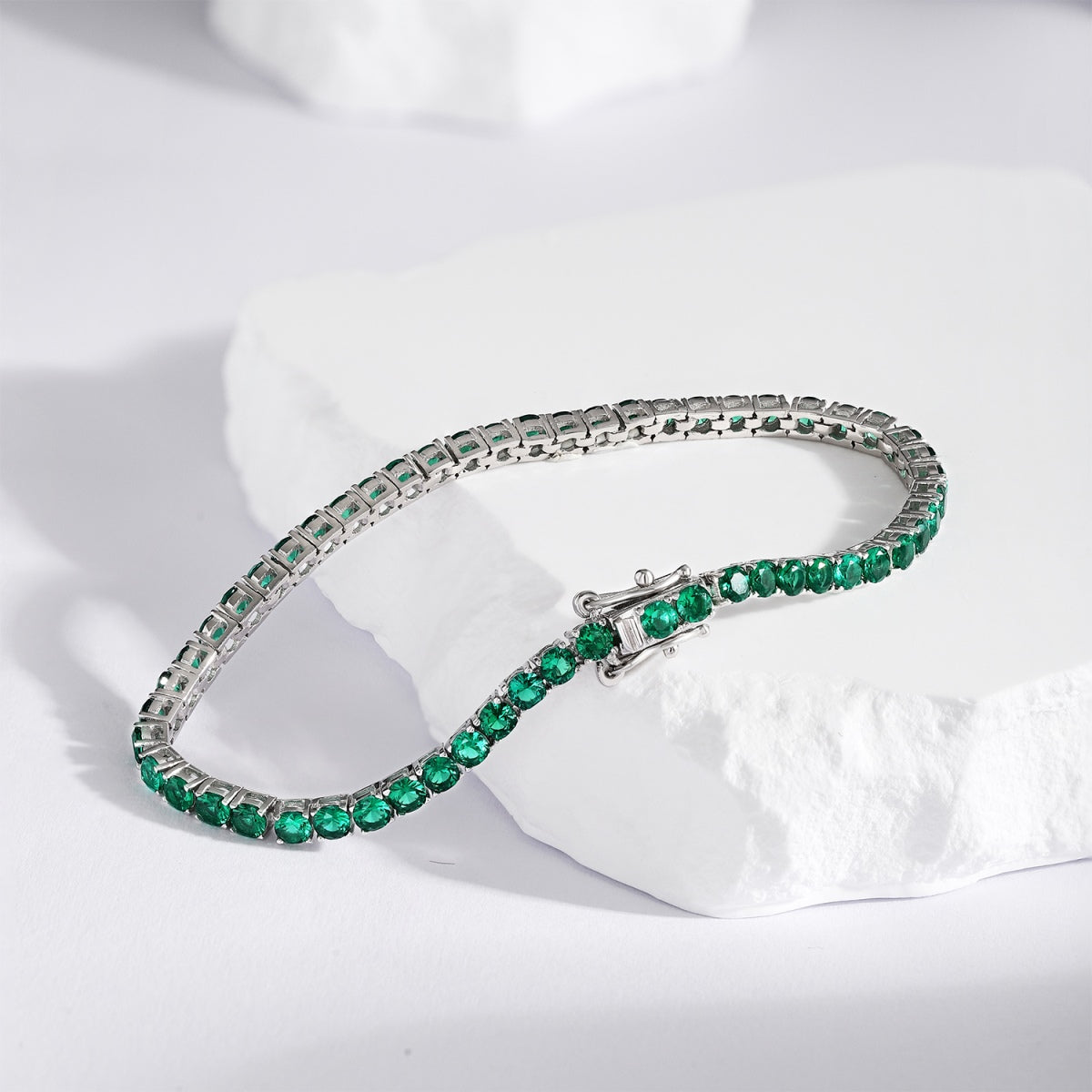 [CiCi]Radiant Colorful Round Cut Party Bracelet