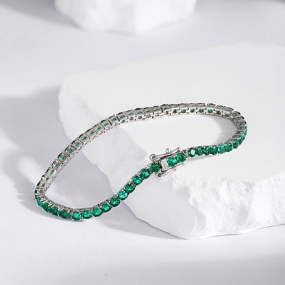 [CiCi]Radiant Colorful Round Cut Party Bracelet