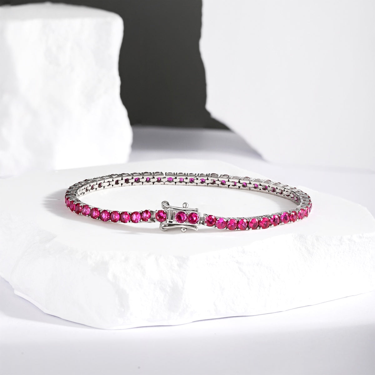[CiCi]Radiant Colorful Round Cut Party Bracelet