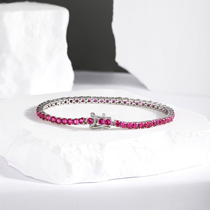 [CiCi]Radiant Colorful Round Cut Party Bracelet