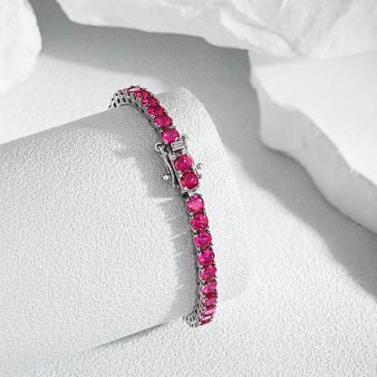 [CiCi]Radiant Colorful Round Cut Party Bracelet