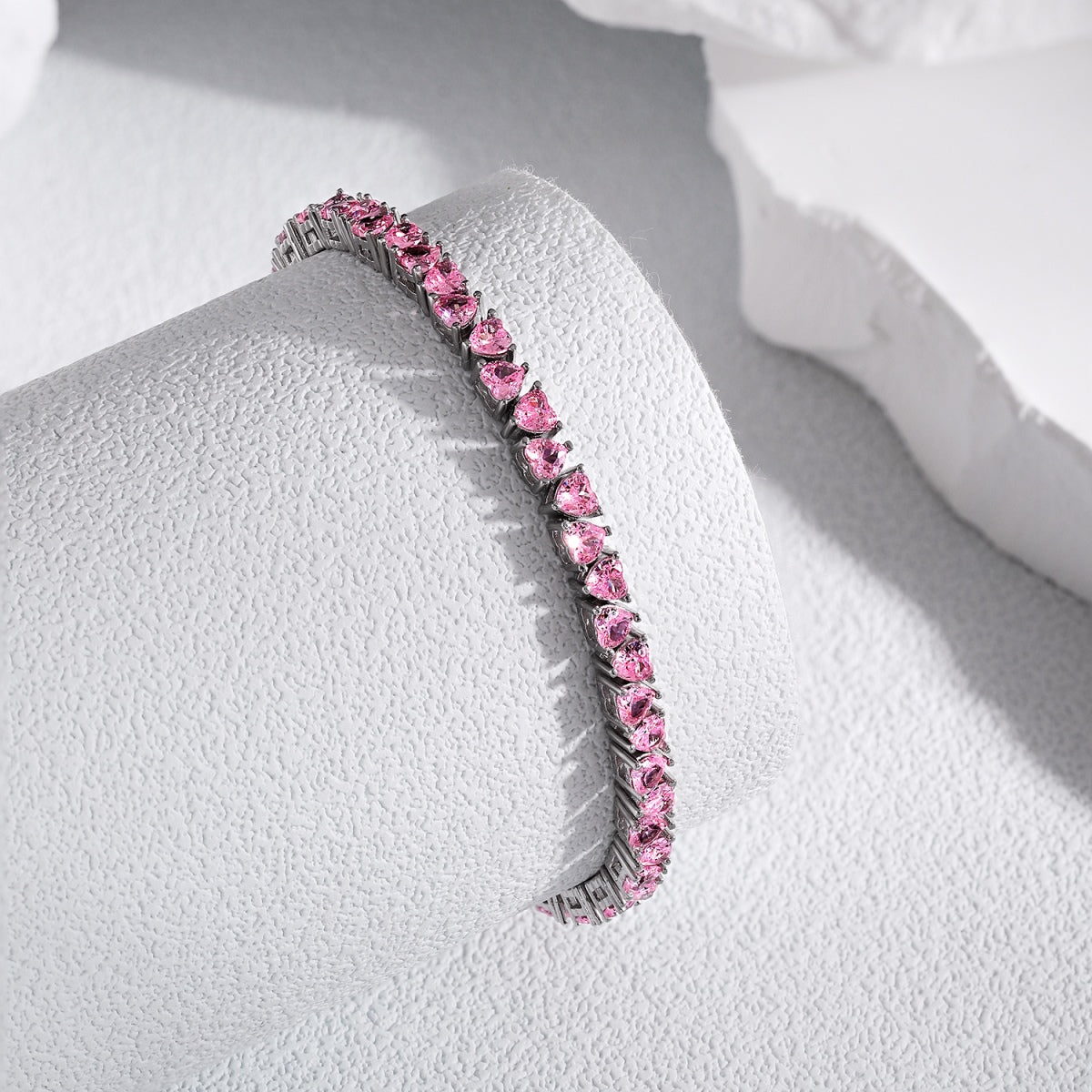 [CiCi]Dazzling Romantic Heart Shape Lover Bracelet