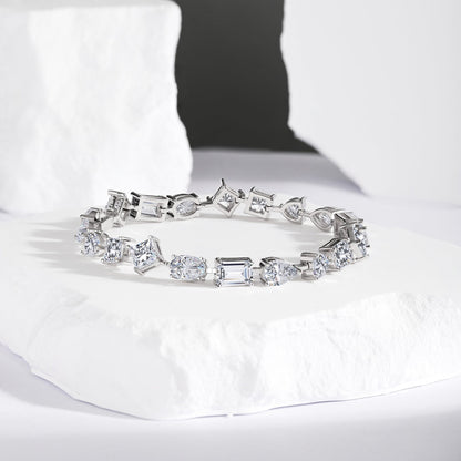 [CiCi]Unique Exquisite Multi Cut Daily Bracelet
