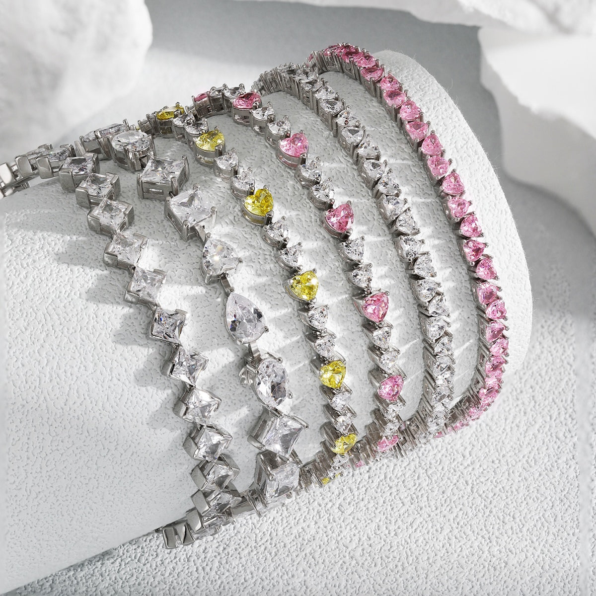 [CiCi]Unique Exquisite Multi Cut Daily Bracelet