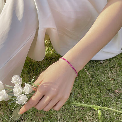 [CiCi]Radiant Colorful Round Cut Party Bracelet