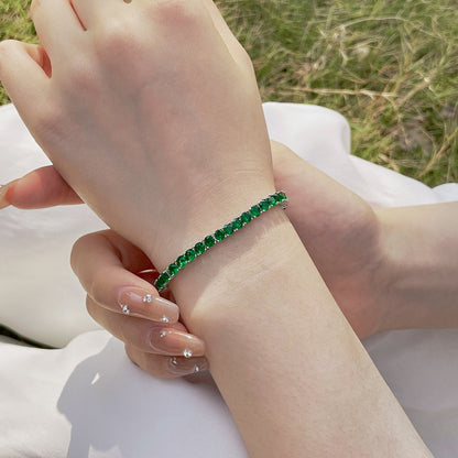 [CiCi]Radiant Colorful Round Cut Party Bracelet