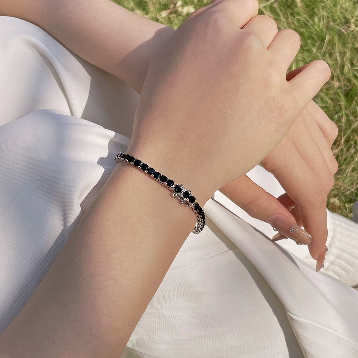 [CiCi]Radiant Colorful Round Cut Party Bracelet