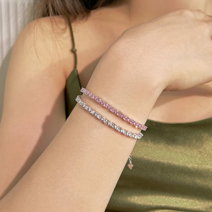 [CiCi]Dazzling Romantic Heart Shape Lover Bracelet